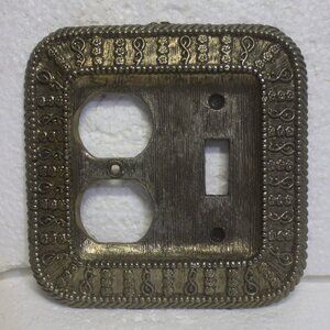 Vintage American Tack & Hardware Outlet & Switch Plate Cover Metal